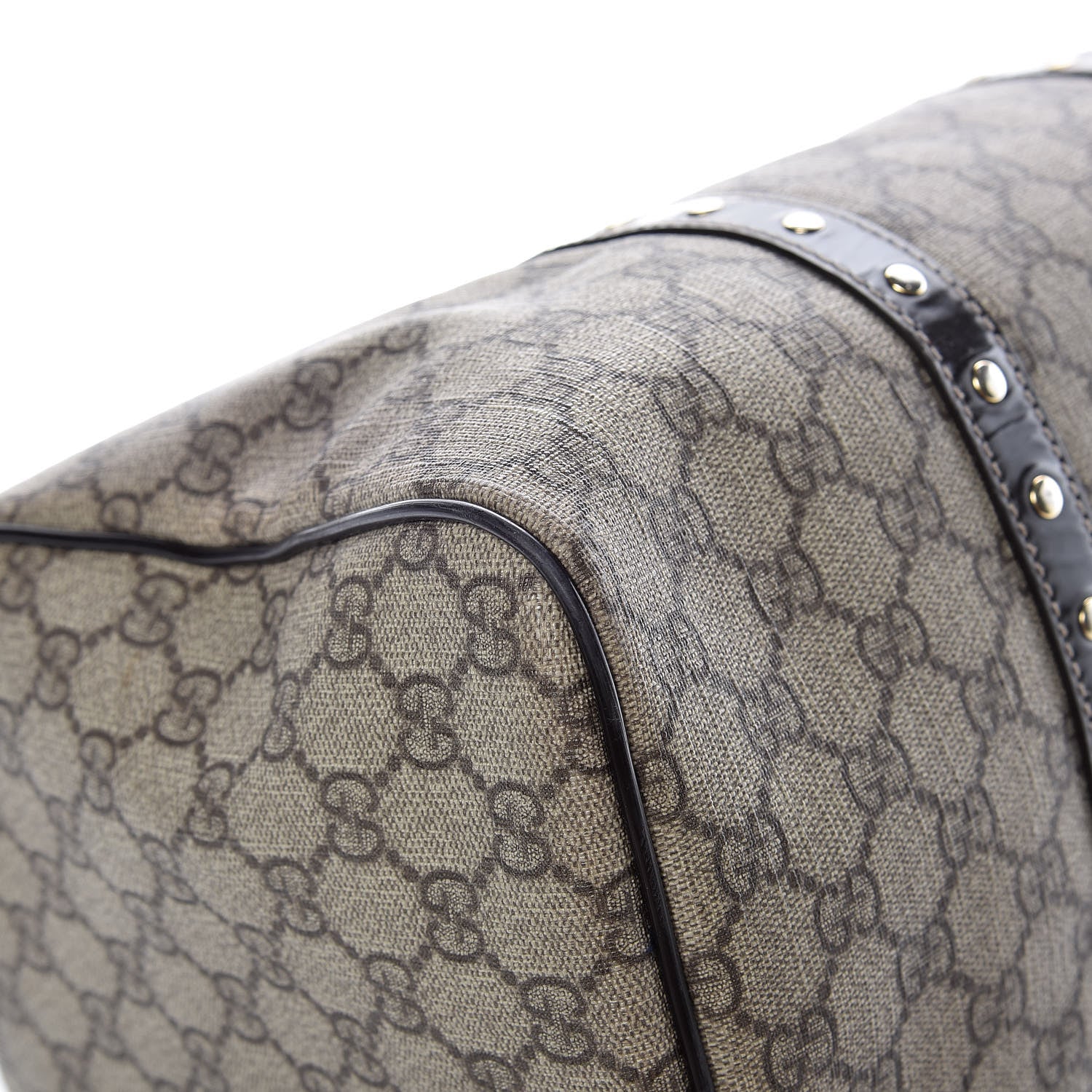 Gucci Monogram Guccissima Hearts Studded Medium Joy Boston Dark Brown 24 of 26