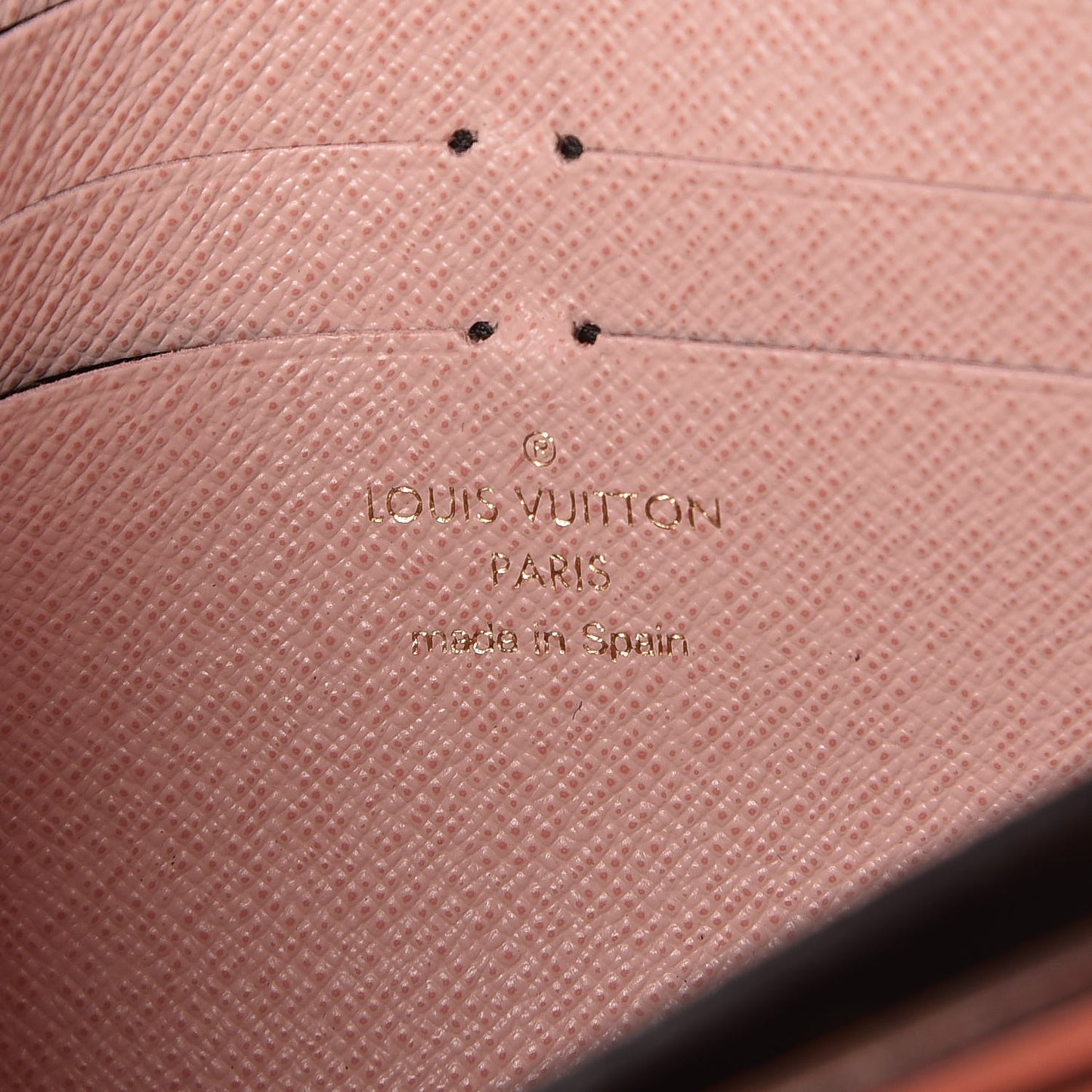 Monogram Jeanne Wallet Rose Ballerine
