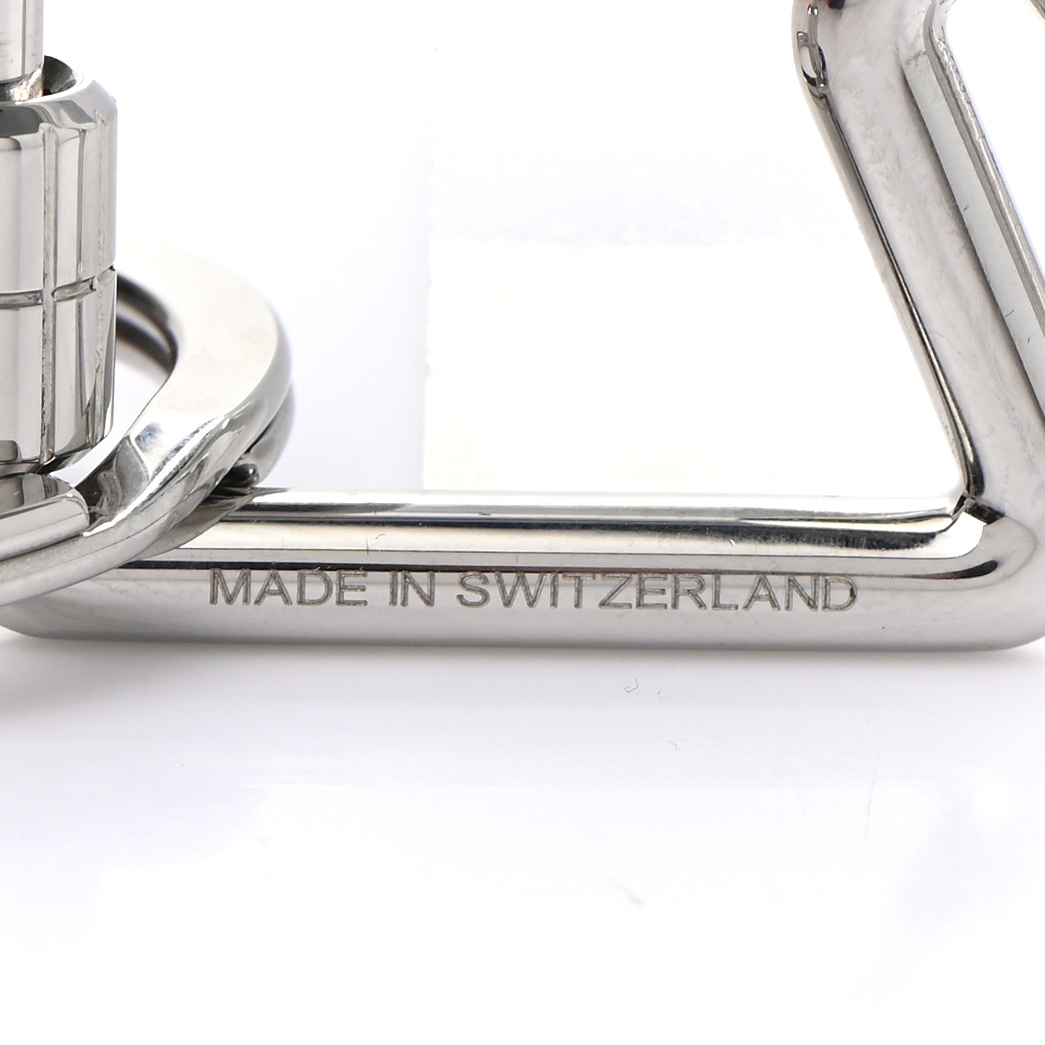 Hermes Palladium Cheval Key Ring 4 of 6