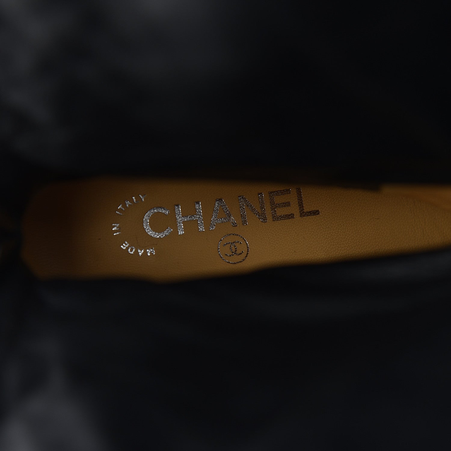Chanel Oily Calfskin Quilted High Boots 38 Black 9 of 10