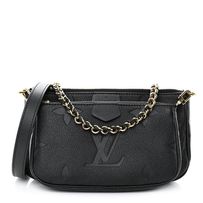 Louis Vuitton Empreinte Monogram Giant Multi Pochette Accessories Black 1 of 9