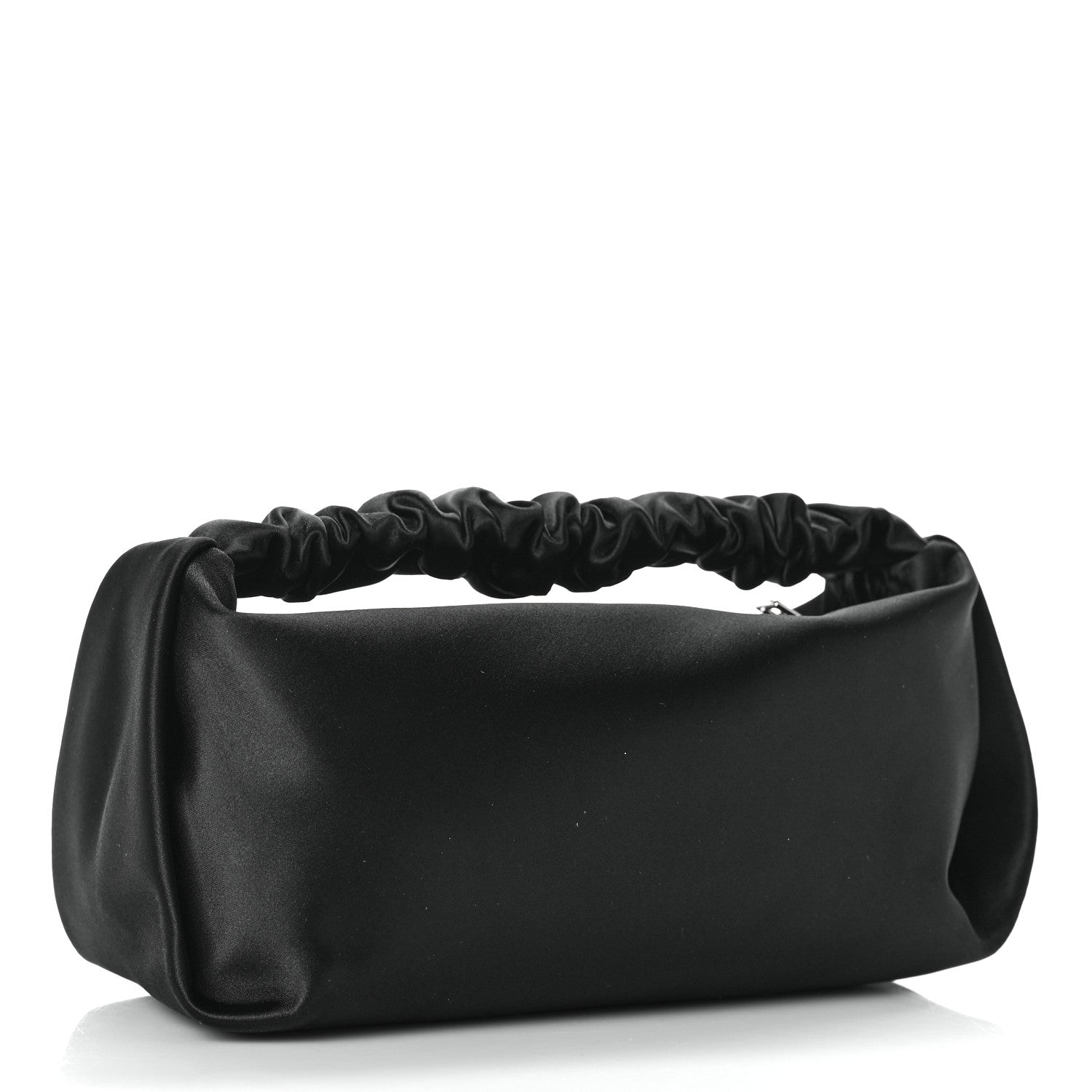Alexander Wang Satin Mini Scrunchie Bag Black 3 of 8