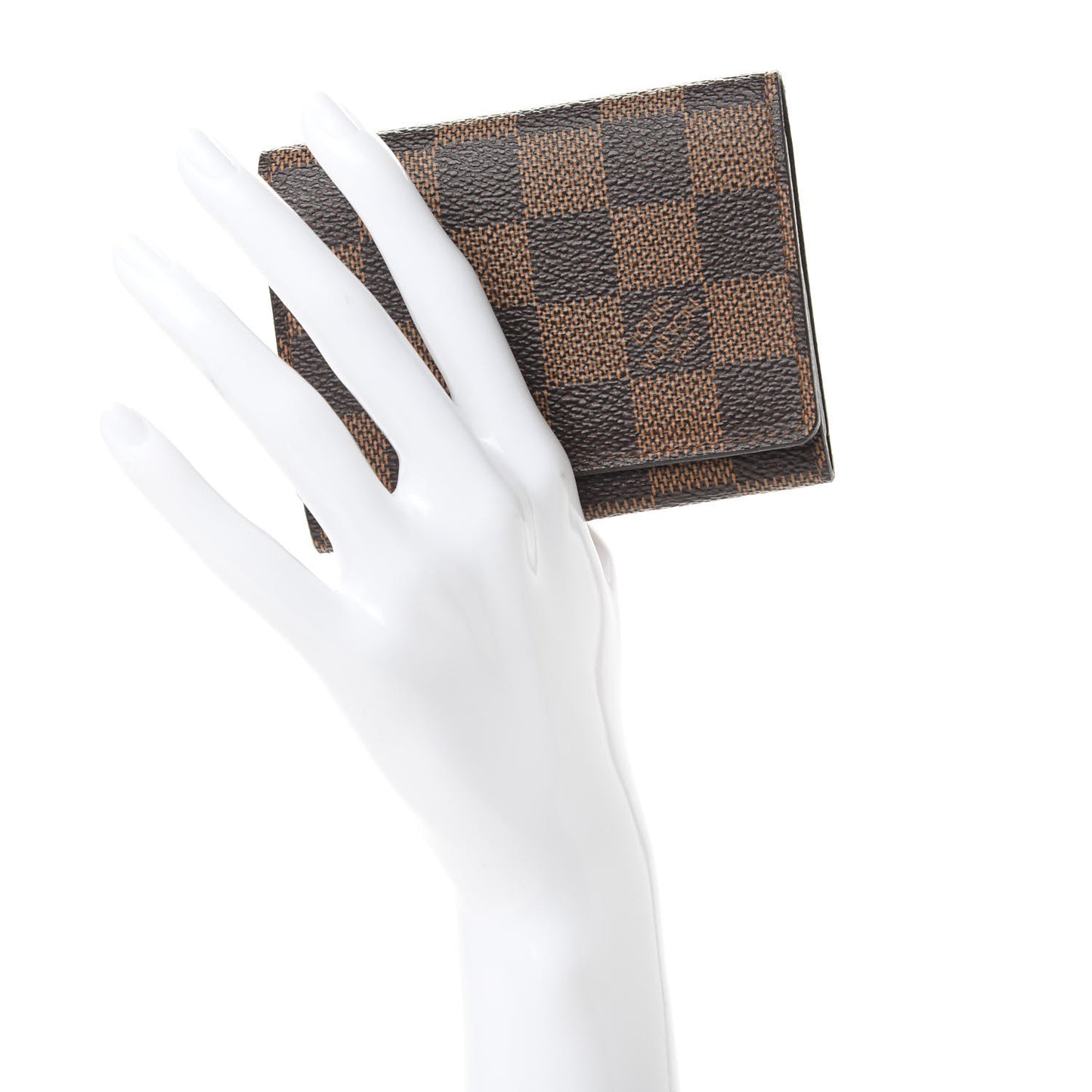 Damier Ebene Business Card Holder