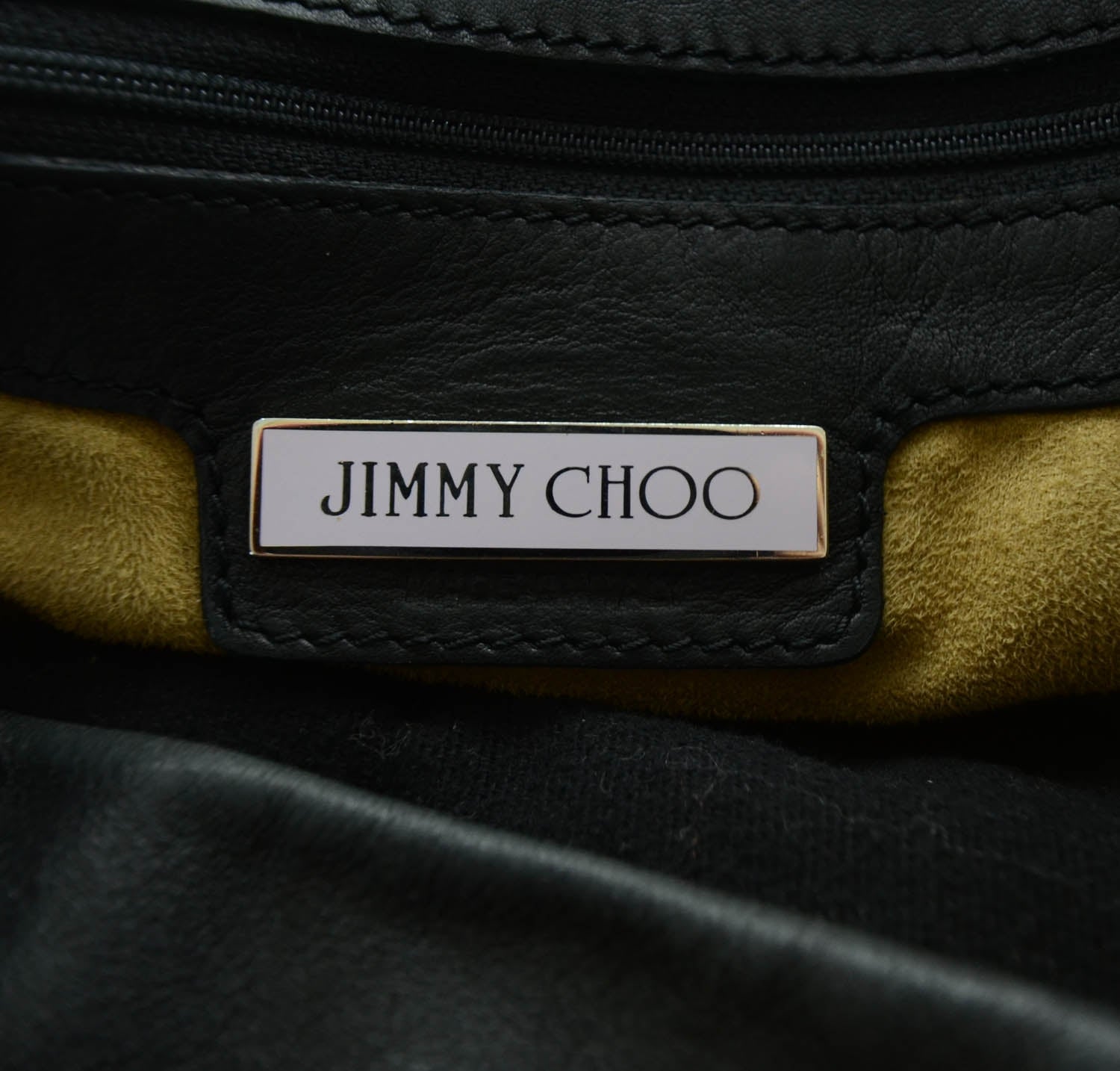 Jimmy Choo Leather Studded Medium Saba Hobo Black 8 of 11