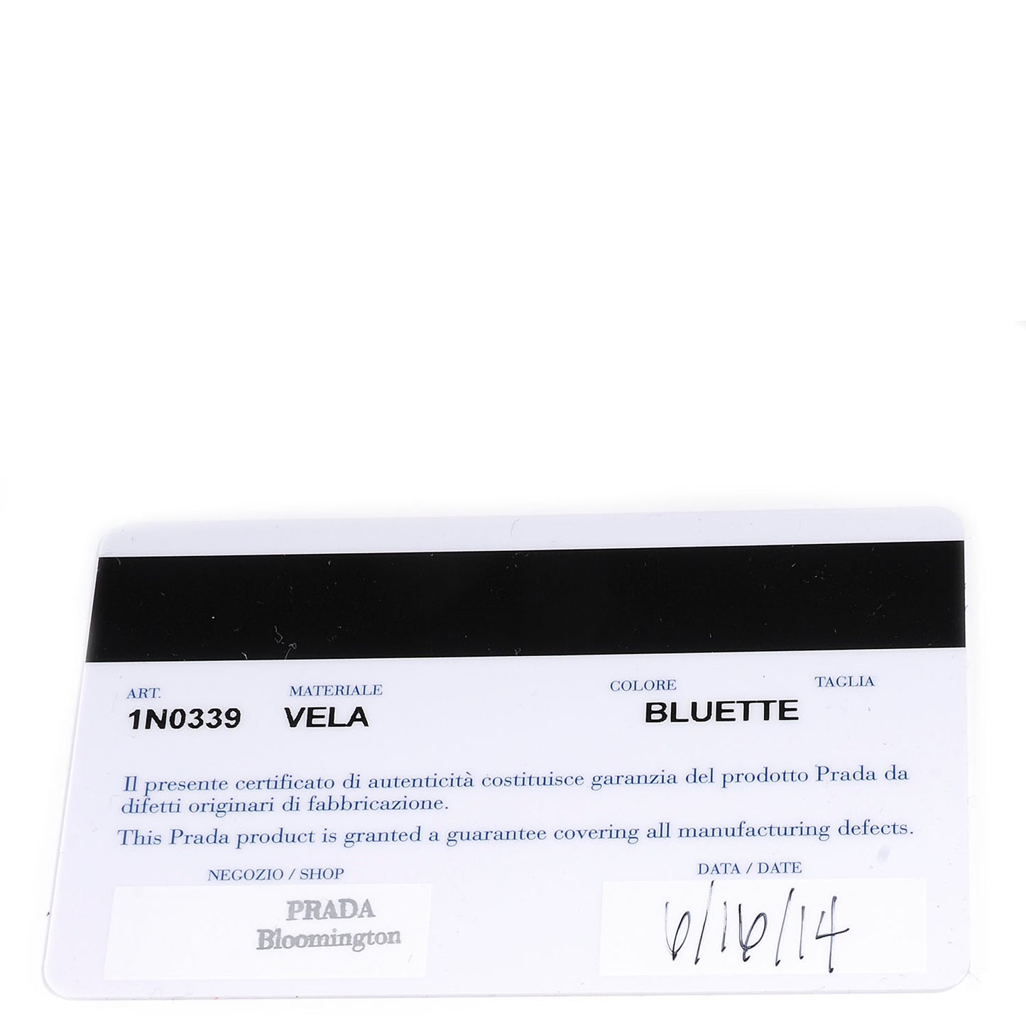 Nylon Vela Cosmetic Pouch Bleuette