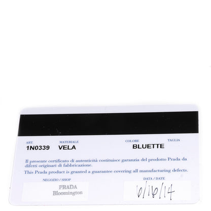 Prada Nylon Vela Cosmetic Pouch Bleuette 7 of 12