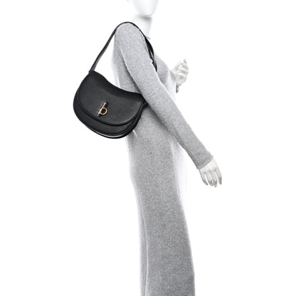 Burberry Calfskin Small Rocking Horse Crossbody Black 2 of 10
