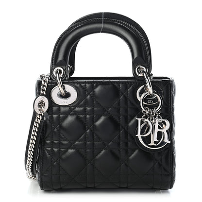 Christian Dior Lambskin Cannage Mini Lady Dior Black 1 of 8
