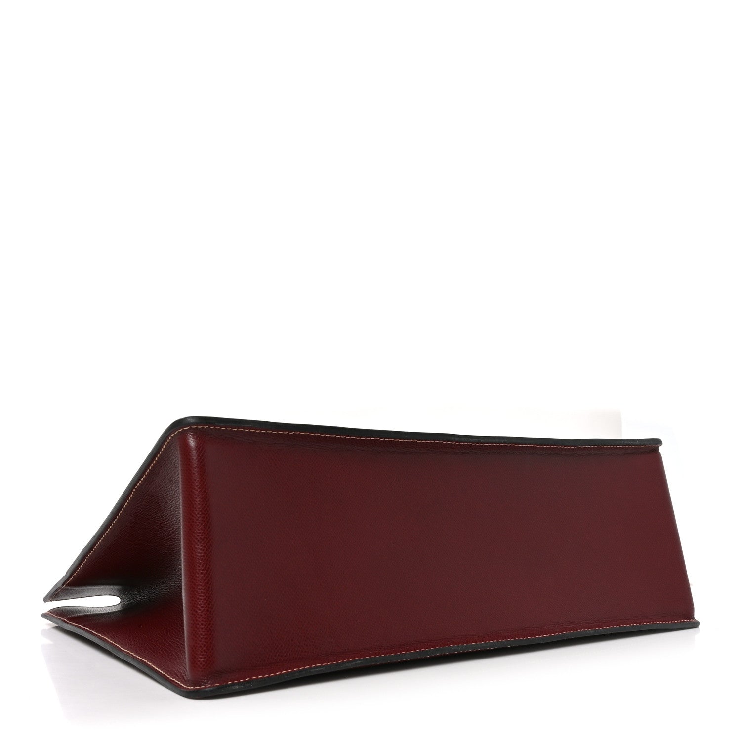 Hermes Veau Grain Lisse White Bus 40 Rouge Vif 4 of 9