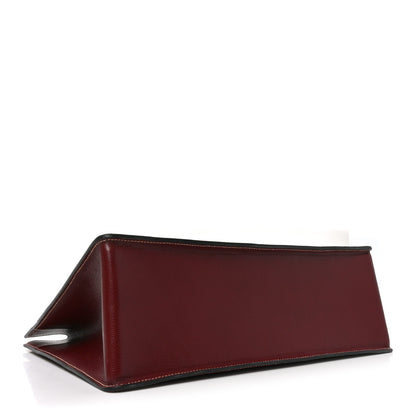 Hermes Veau Grain Lisse White Bus 40 Rouge Vif 4 of 9