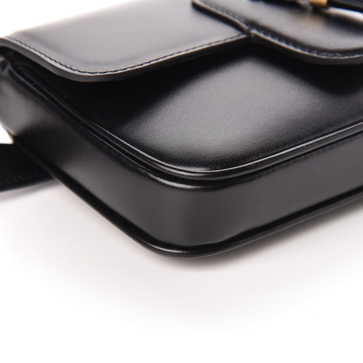 Celine Smooth Calfskin Tassel Belt Bag Black 9 of 10