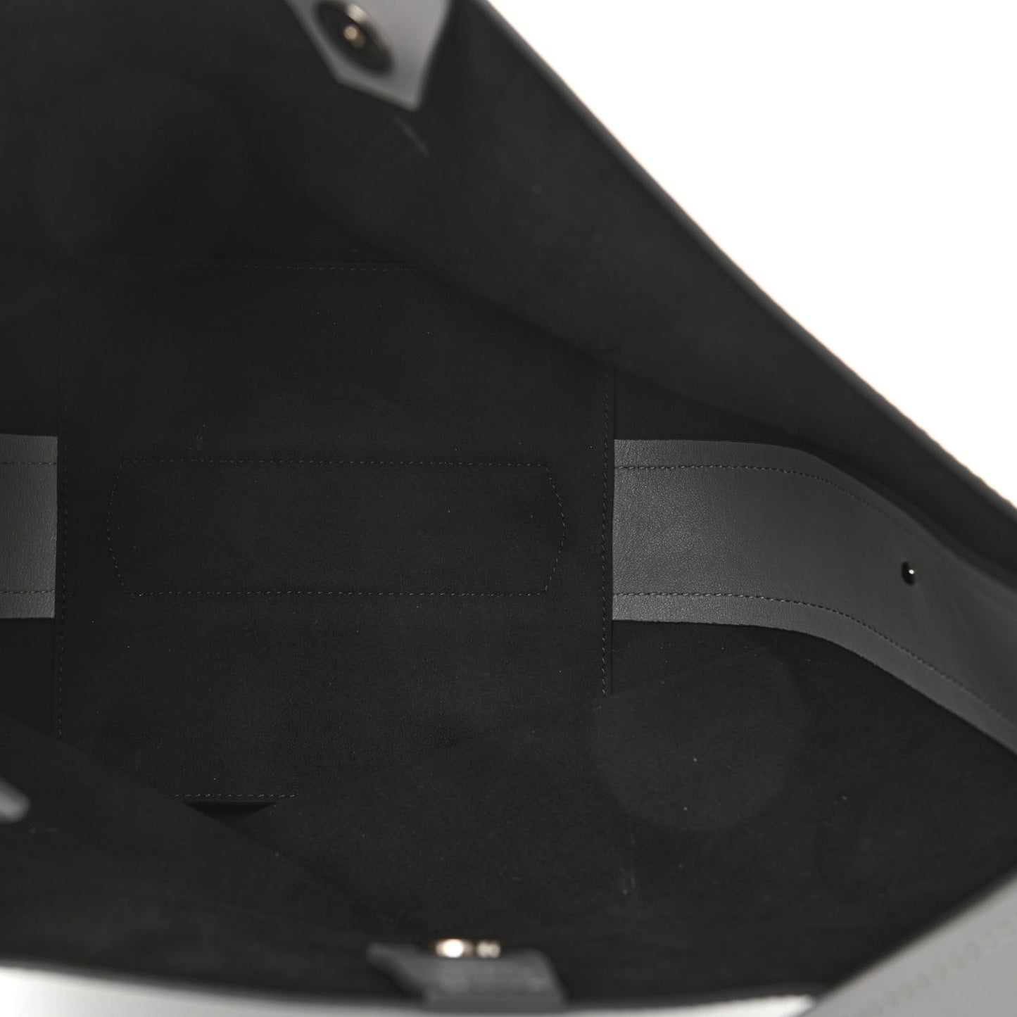 Calfskin Infinity Bucket Bag Grey