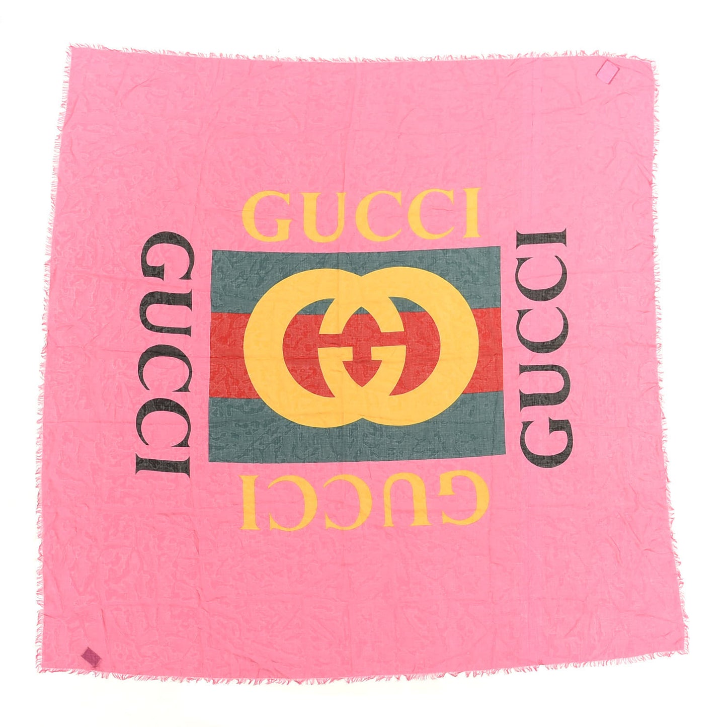 Modal Silk Gucci Two Shawl Fuxia