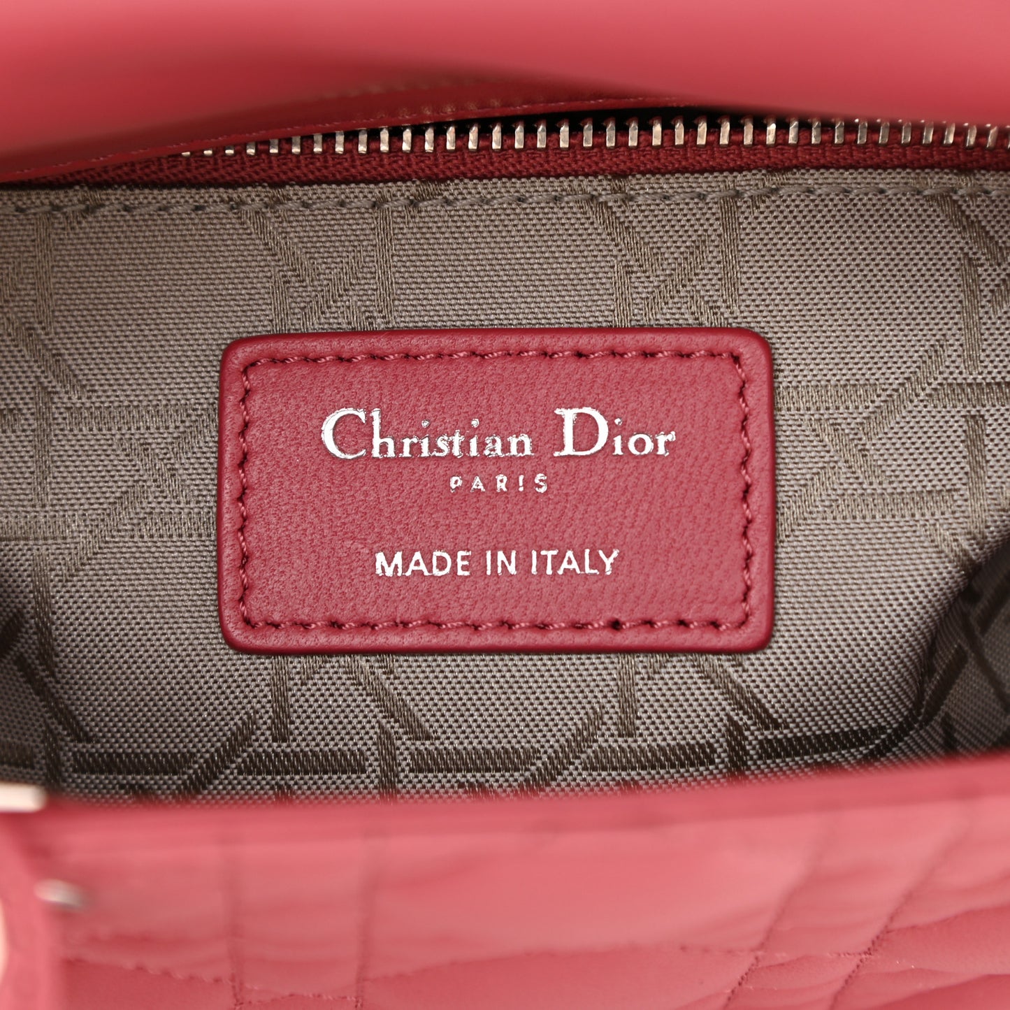 Lambskin Cannage Small My ABCDior Lady Dior Pink Honey