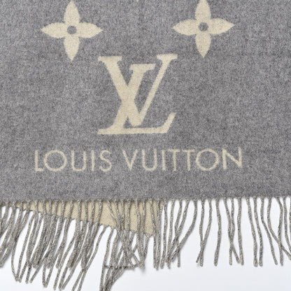 Louis Vuitton Cashmere Monogram Reykjavik Scarf 4 of 5