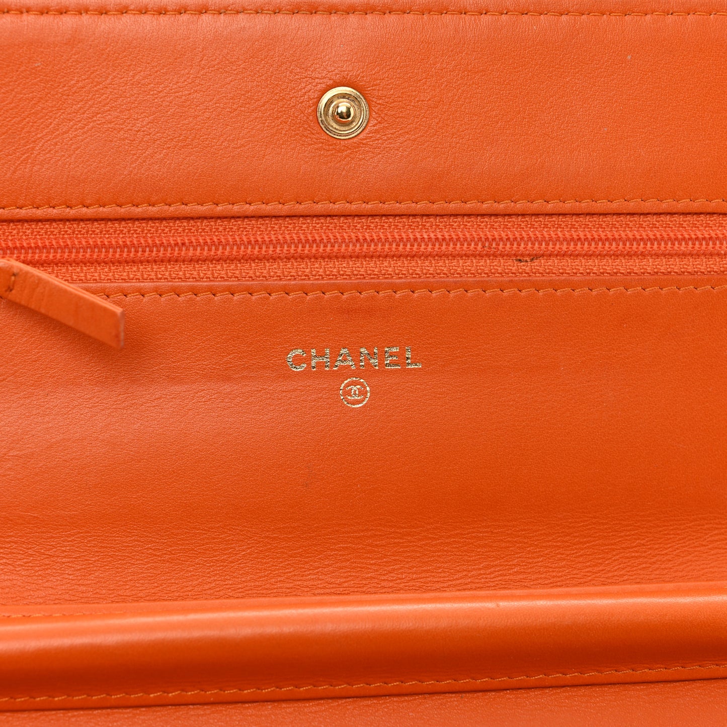 Snakeskin Wallet On Chain WOC Orange