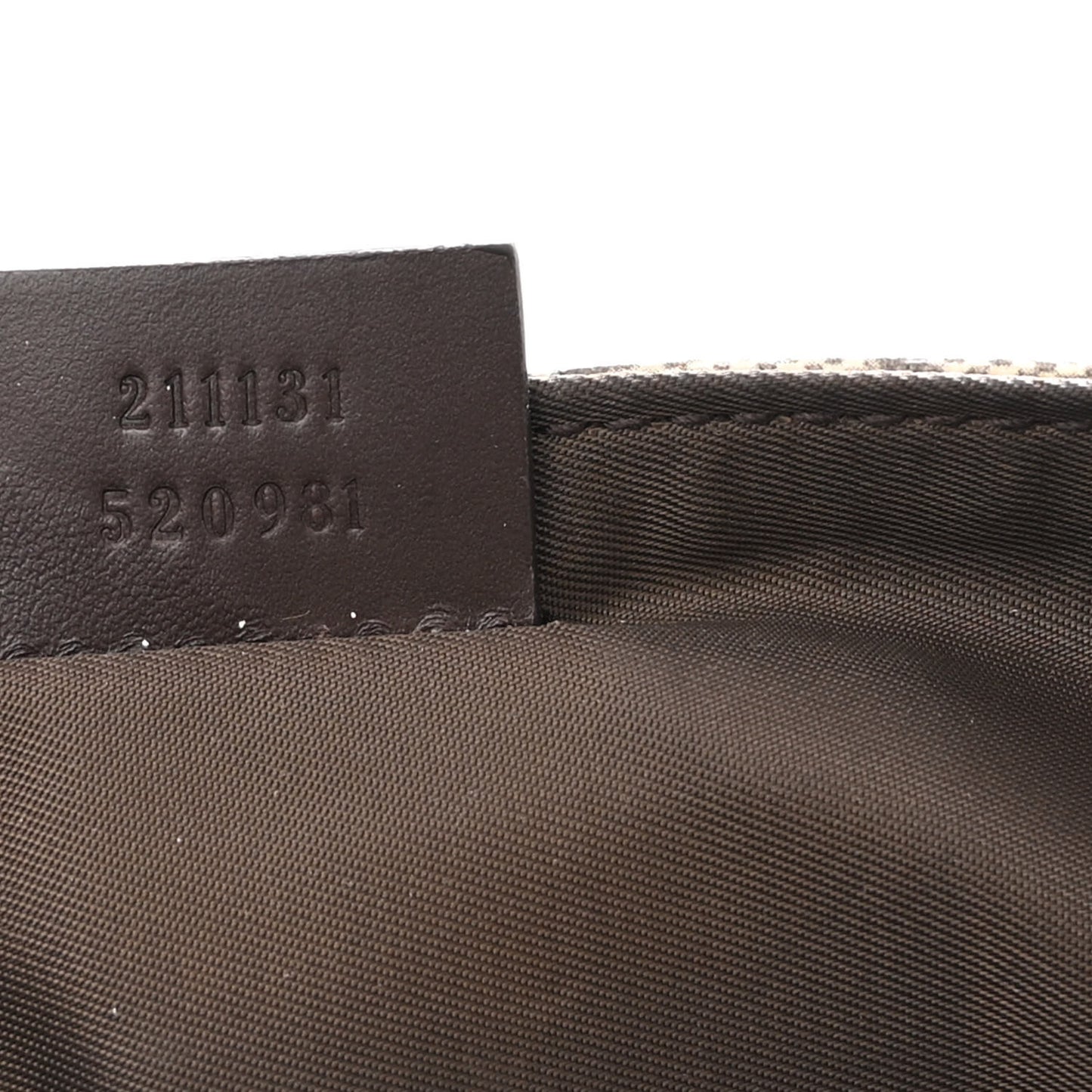 GG Plus Monogram Messenger Diaper Bag Dark Brown