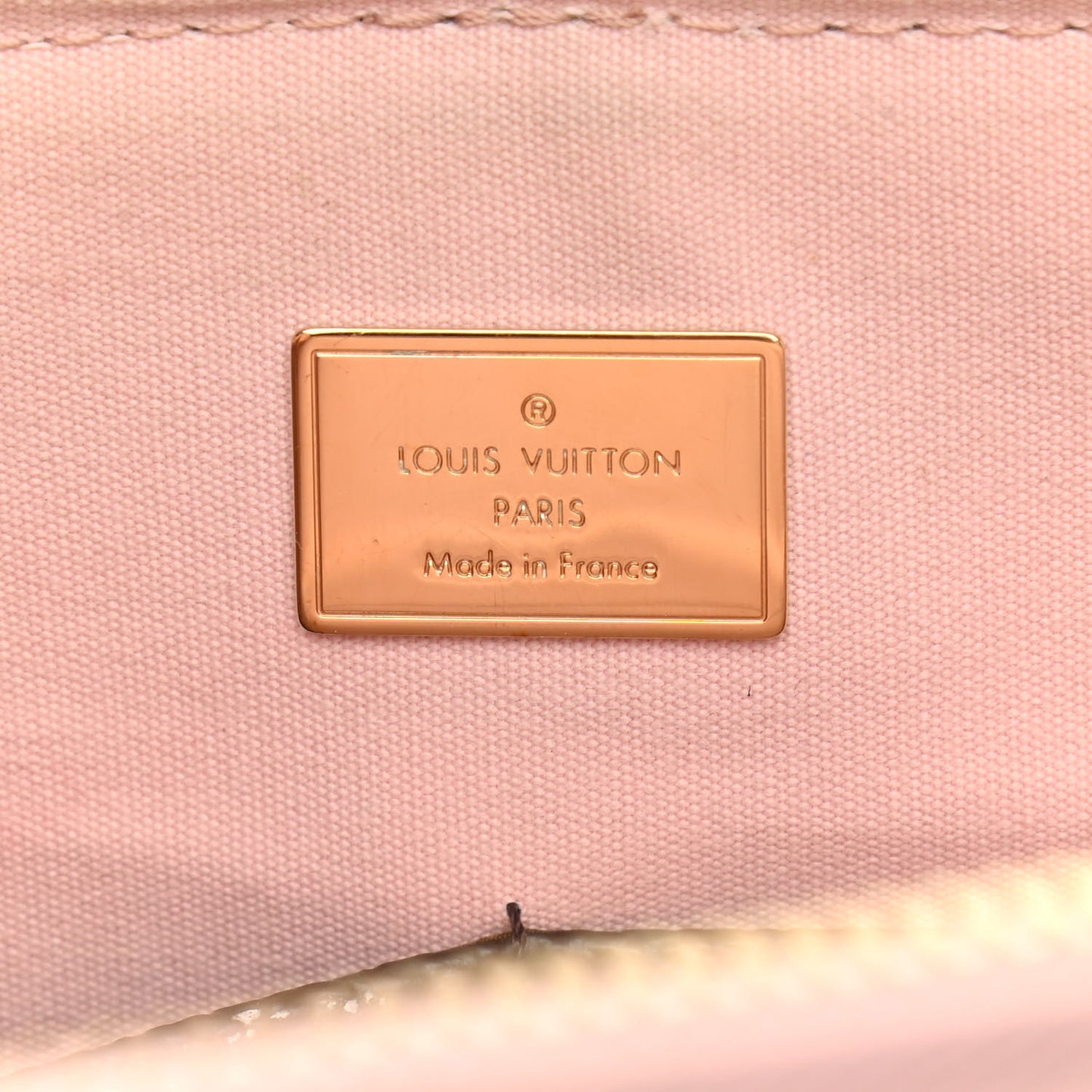 Patent Calfskin Miroir Tote Rose Ballerine