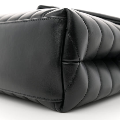Saint Laurent Calfskin Y Quilted Monogram Medium Loulou Chain Satchel Black 10 of 10