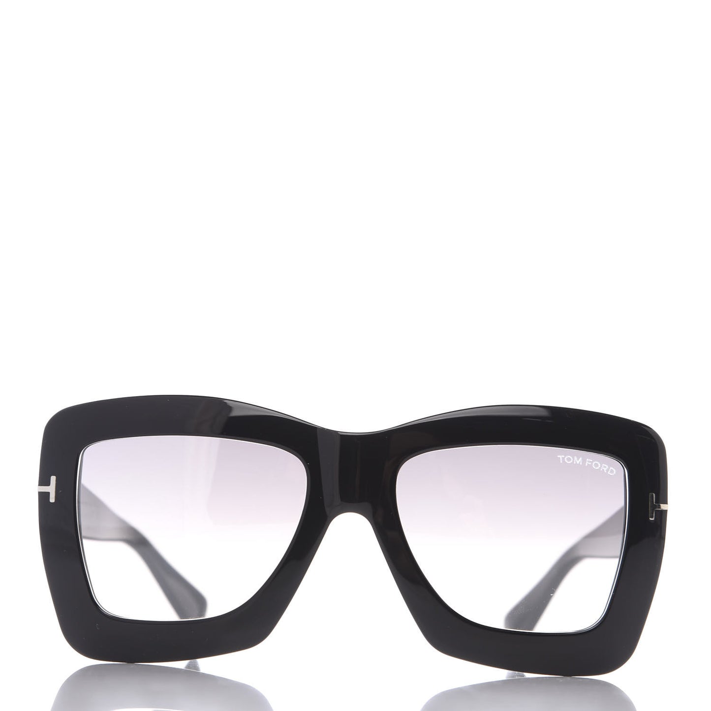 Hutton-02 TF664 Square Sunglasses Black