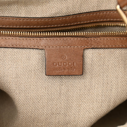 Gucci Grained Calfskin Medium Charlotte Hobo Light Brown 5 of 11
