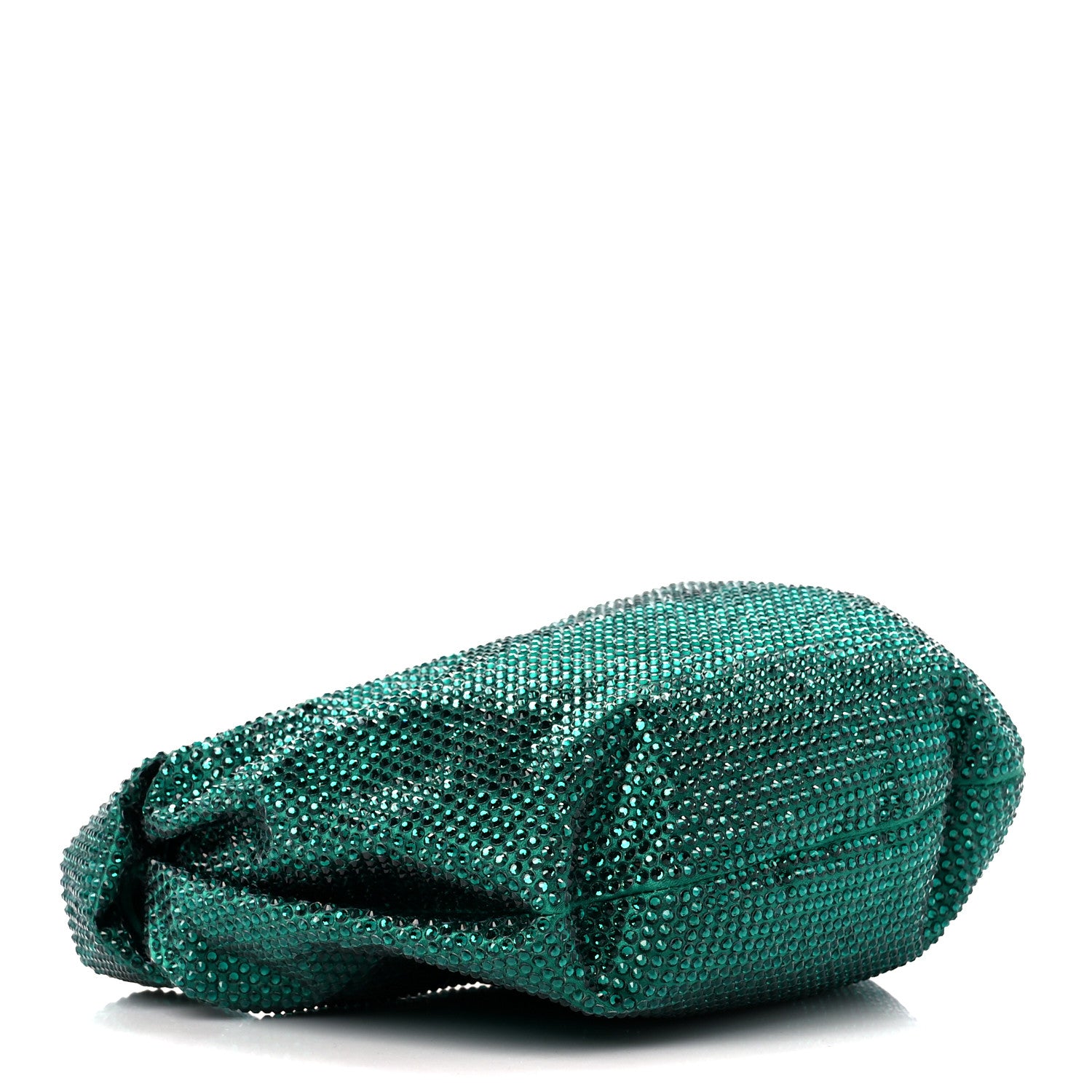 Bottega Veneta Crystal Embellished Satin Mini Hotfix Jodie Emerald 4 of 11