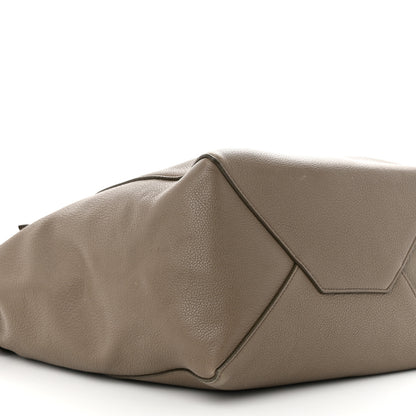 Celine Soft Grained Calfskin Medium Belt Cabas Phantom Taupe 9 of 14