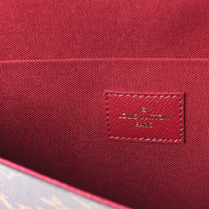 Louis Vuitton Monogram Pochette Felicie Chain Wallet Fuchsia 7 of 11