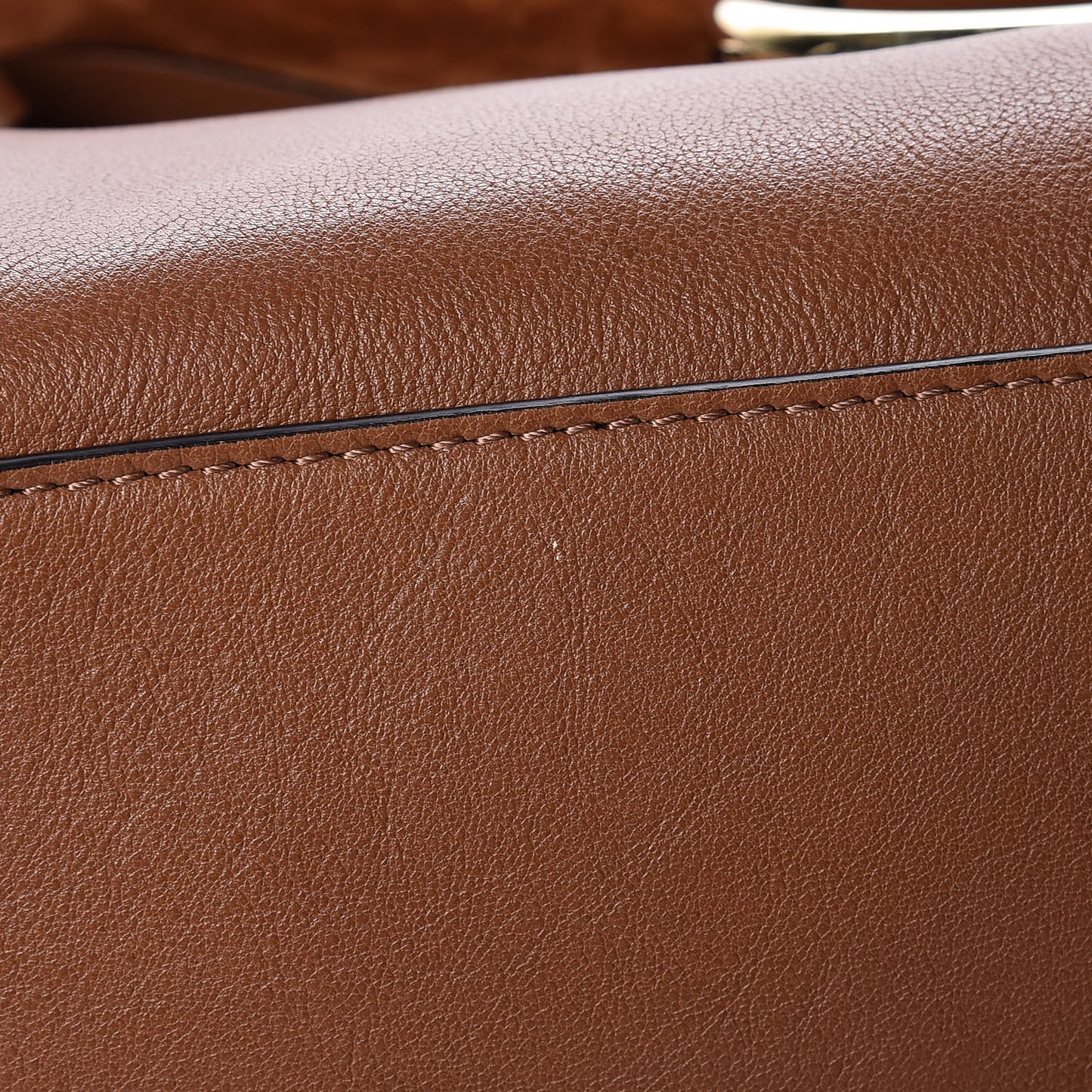 Calfskin Medium Faye Day Shoulder Bag Tan