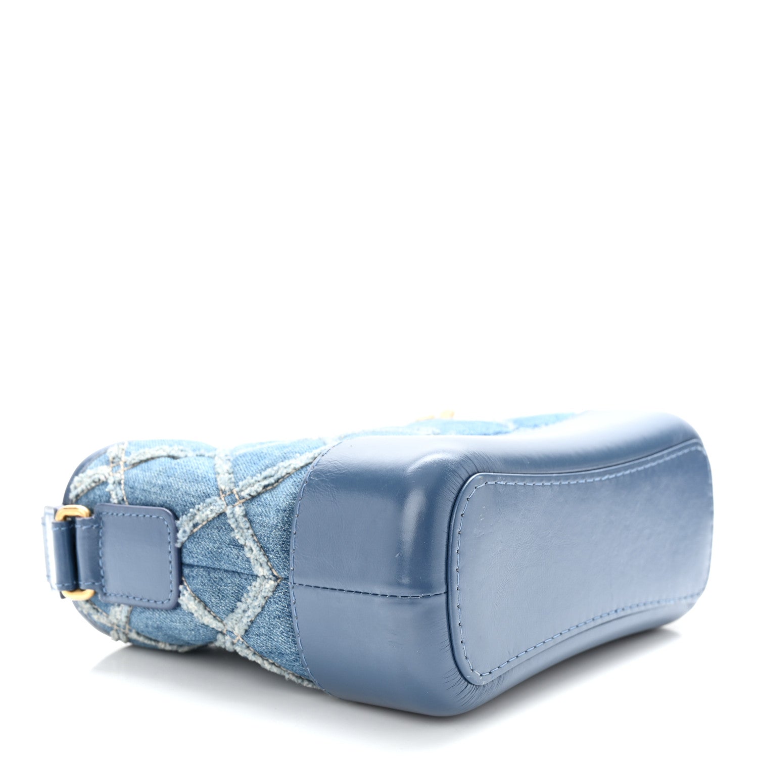Chanel Denim Calfskin Small Gabrielle Hobo Blue 4 of 10