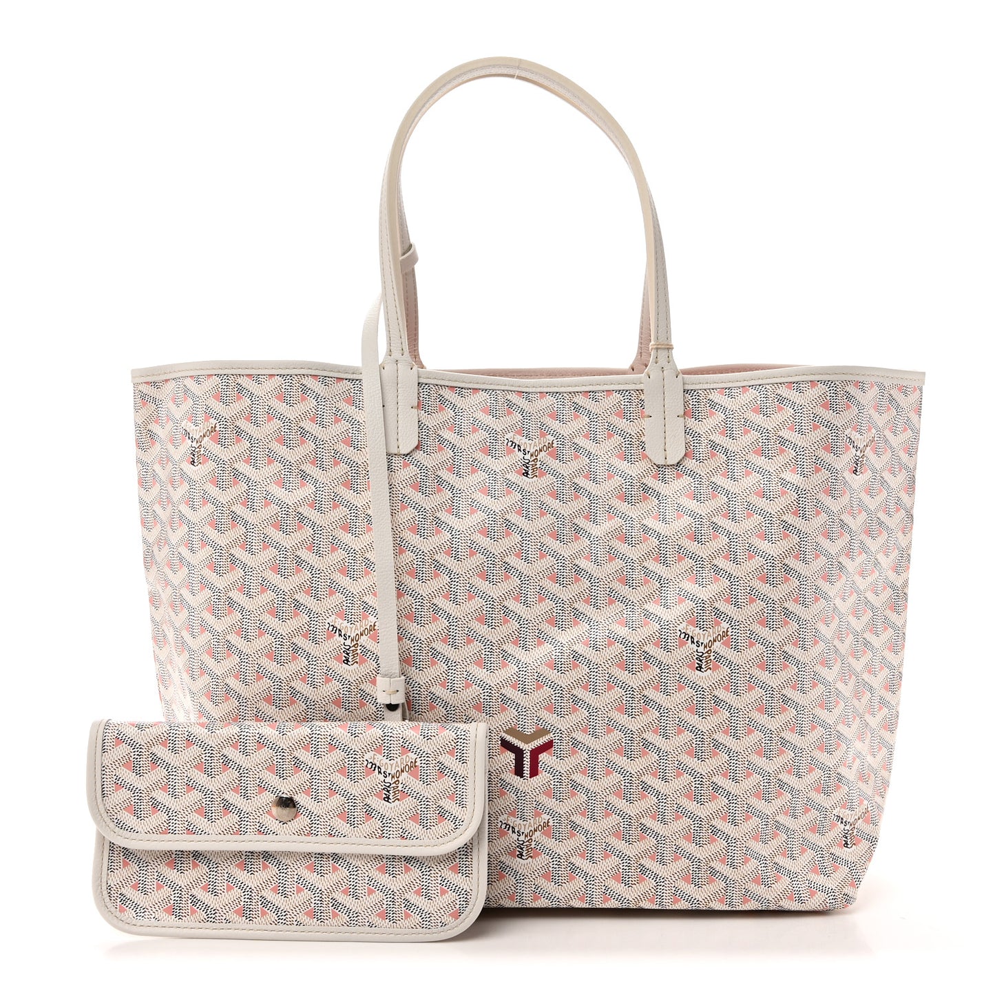Goyardine Saint Louis Claire Voie PM White Pink