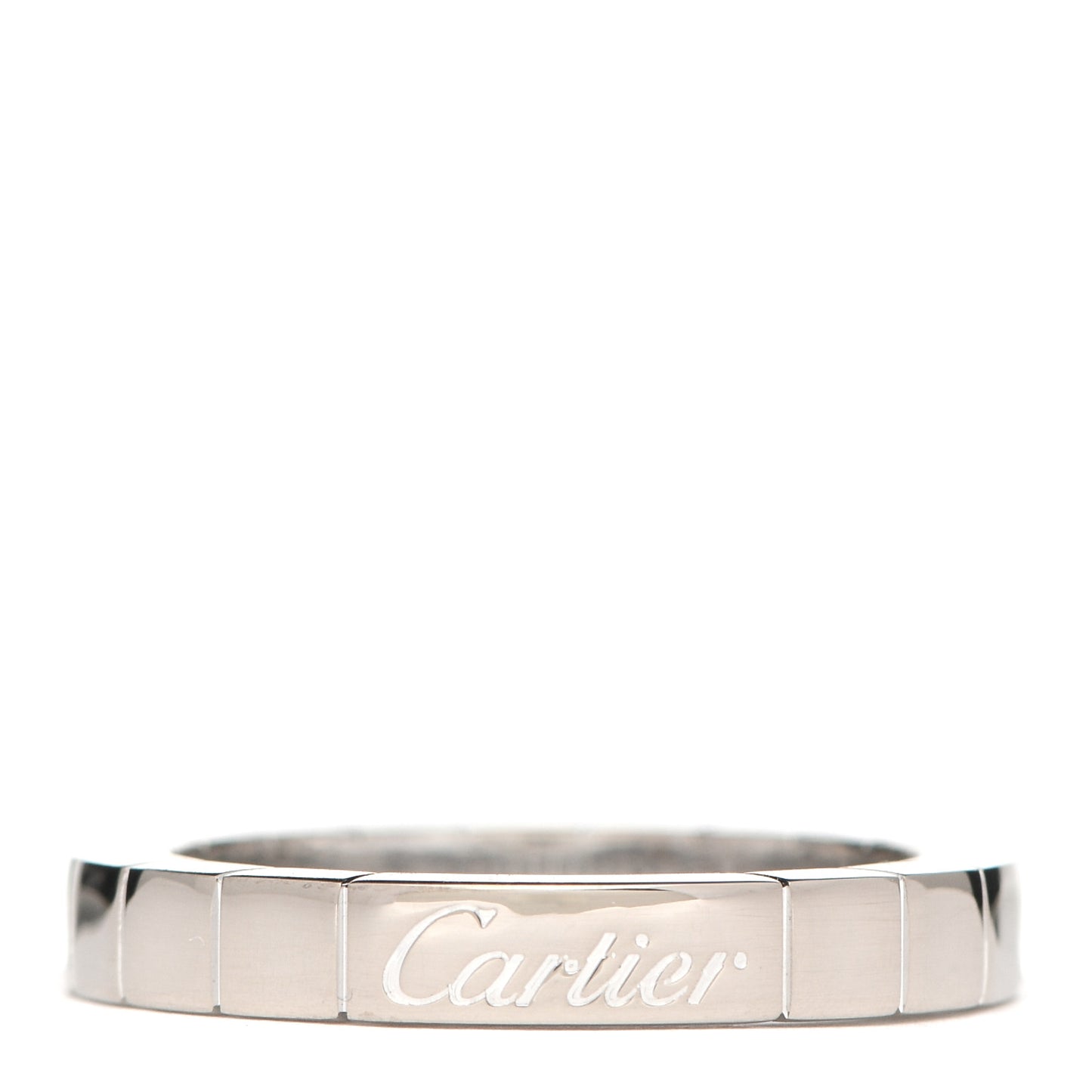 18K White Gold Lanieres Ring 49 4.75