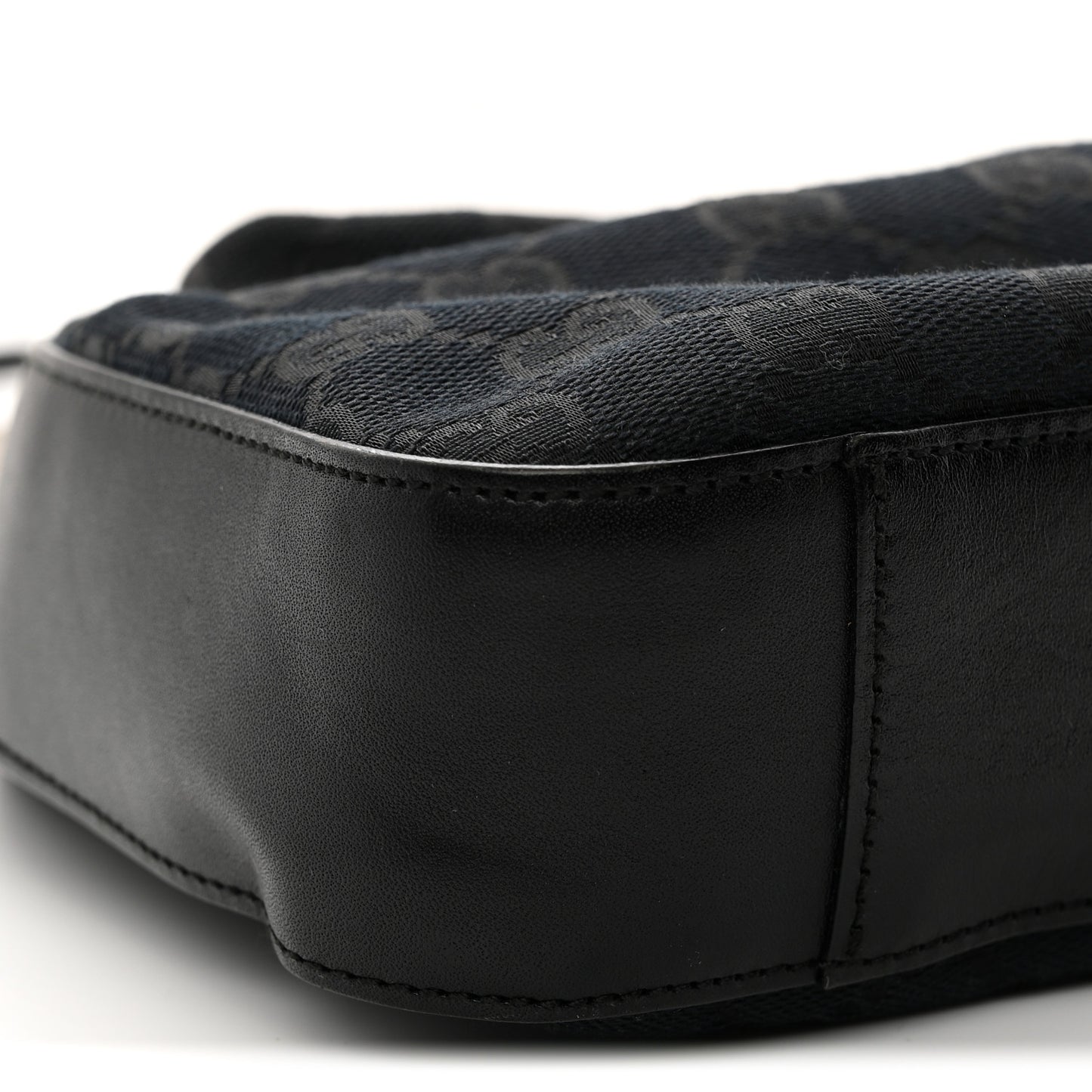 Monogram GG Clasp Hobo Black