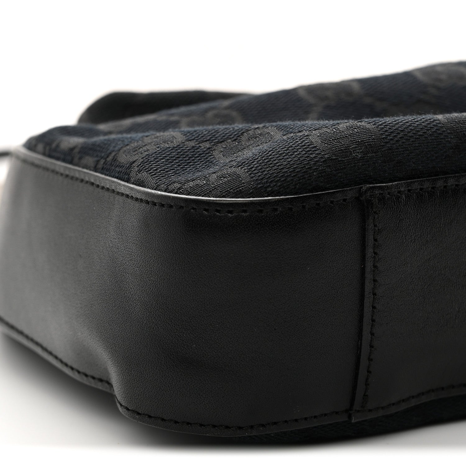 Gucci Monogram GG Clasp Hobo Black 9 of 10