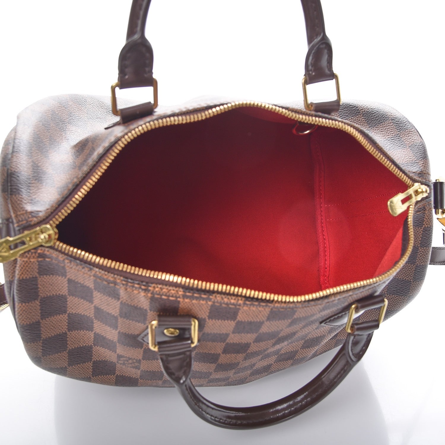 Louis Vuitton Damier Ebene Speedy Bandouliere 30 5 of 8
