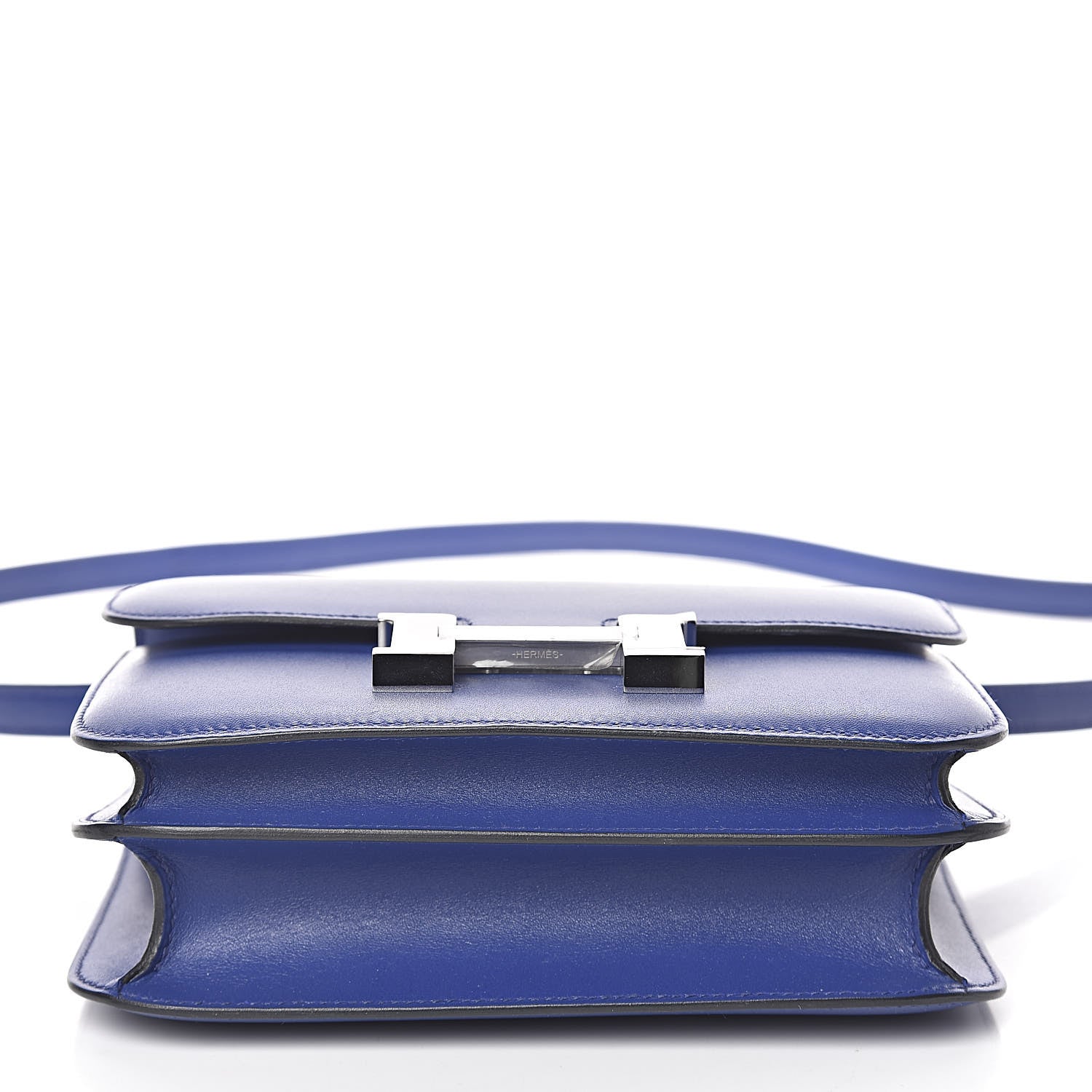 Hermes Tadelakt Constance 18 Bleu Electrique 19 of 23