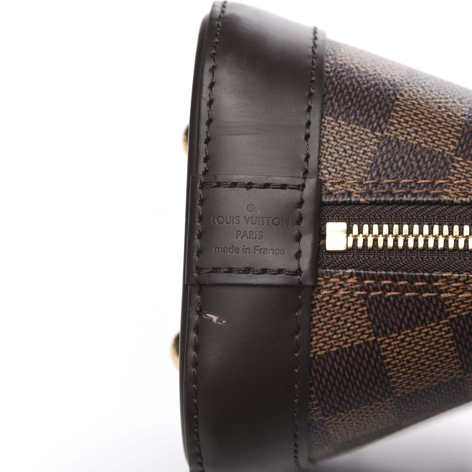 Louis Vuitton Damier Ebene Alma BB 8 of 10