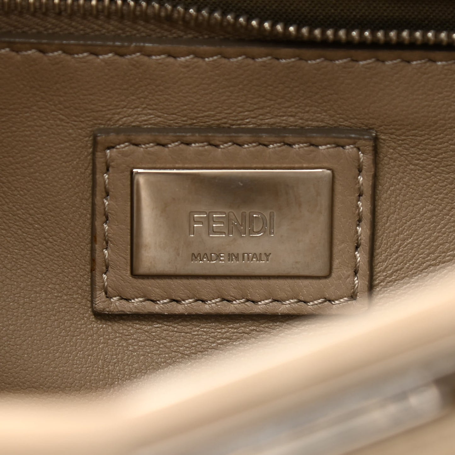 Nappa Mini Peekaboo Iconic Satchel Tortora