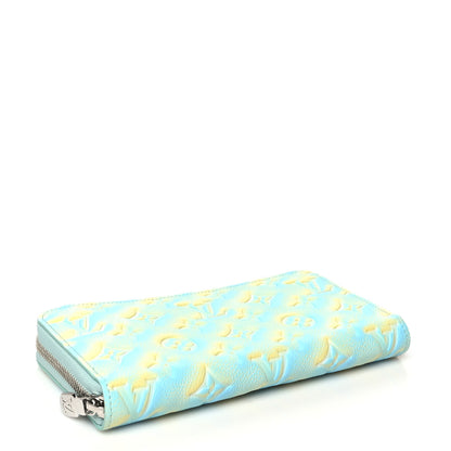 Louis Vuitton Empreinte Monogram Summer Stardust Zippy Wallet Water Green 4 of 7
