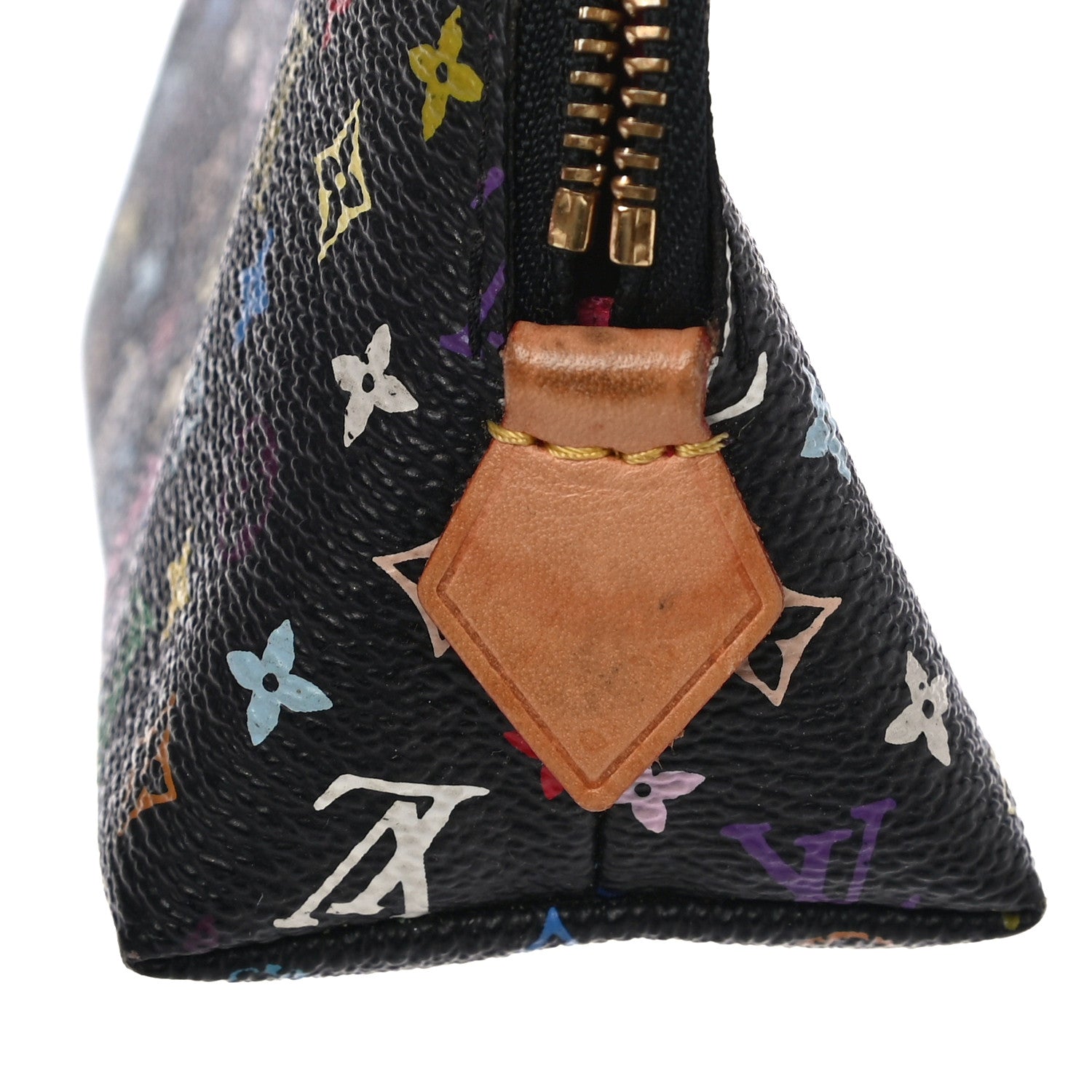 Louis Vuitton Monogram Multicolor Cosmetic Pouch Black Grenade 12 of 18