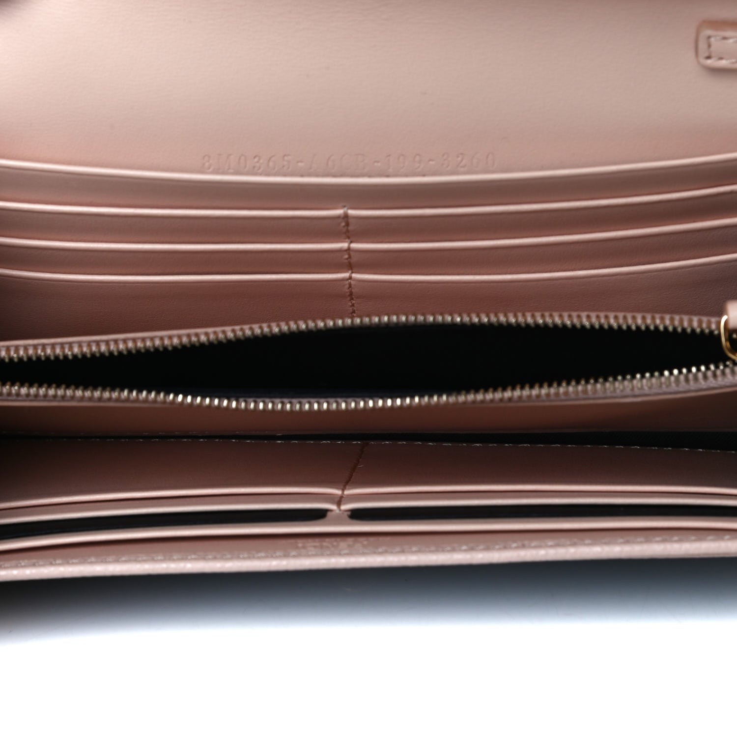 Fendi Vitello Cruise F is Fendi Bi-Color FF 1974 Embossed Continental Envelope Wallet On Chain Maya Black Light Rose 4 of 11