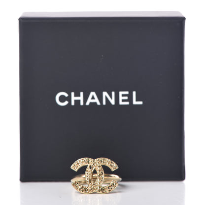 Chanel CC Chain Logo Ring 6 Gold 5 of 5