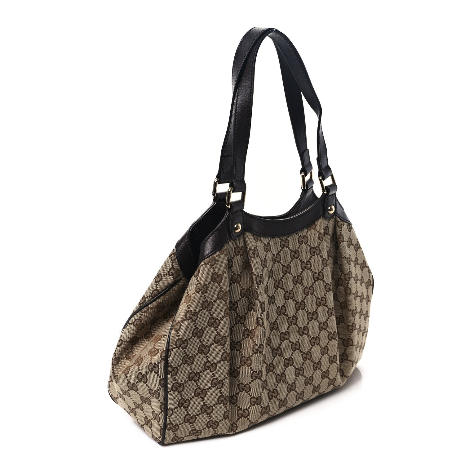 Gucci Monogram Shoulder Bag Dark Brown 3 of 10