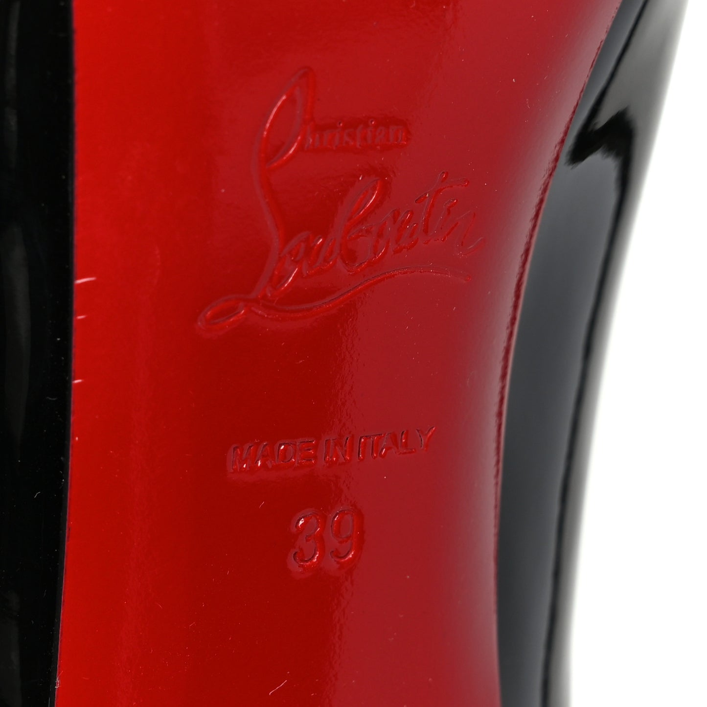 Patent New Very Prive 120 Pumps 39 Black Red