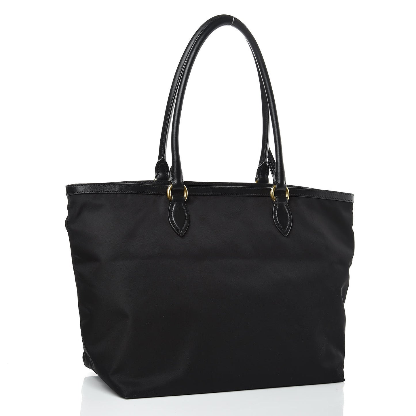 Tessuto Nylon Shopping Tote Black
