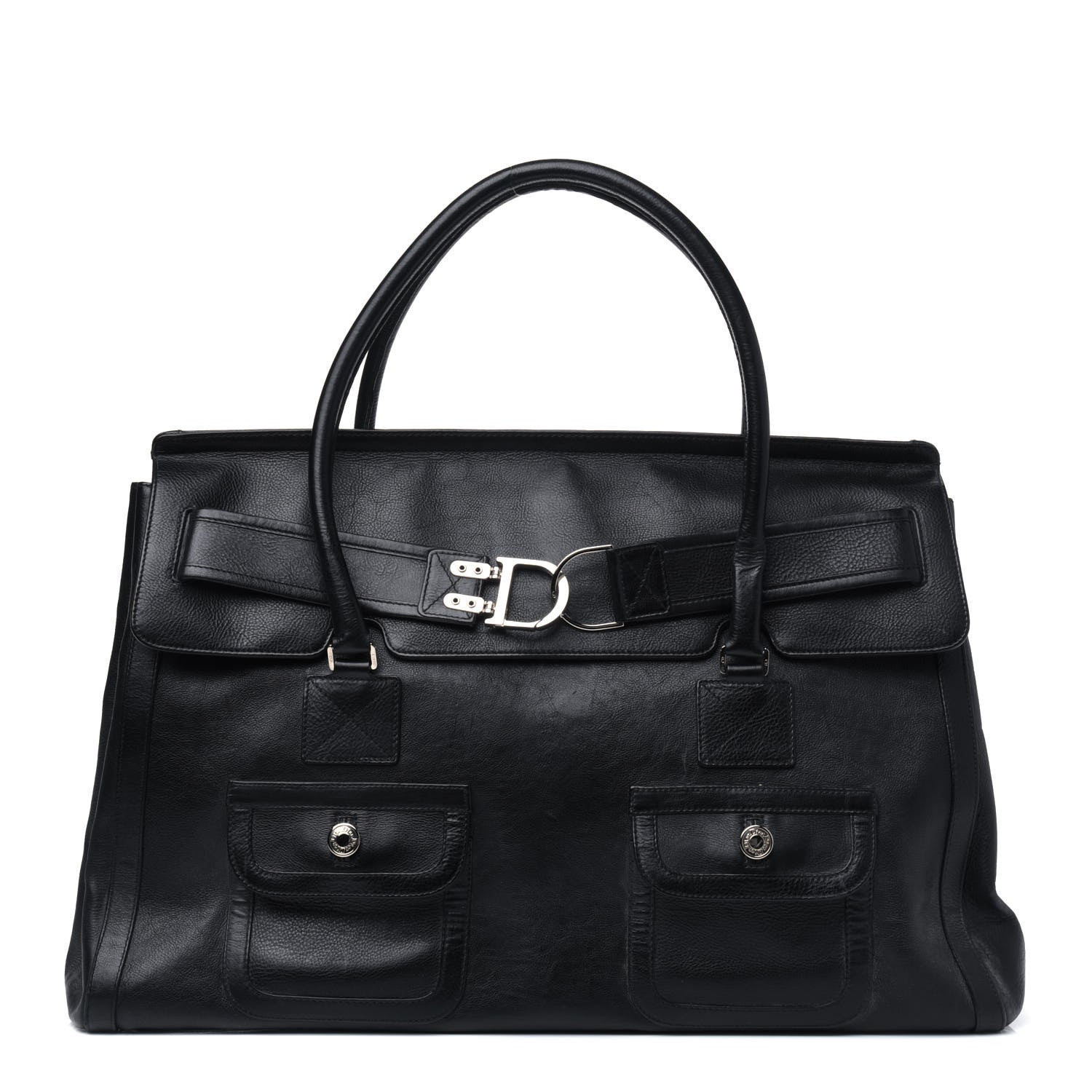 Christian Dior Calfskin CD Tote Black 1 of 23