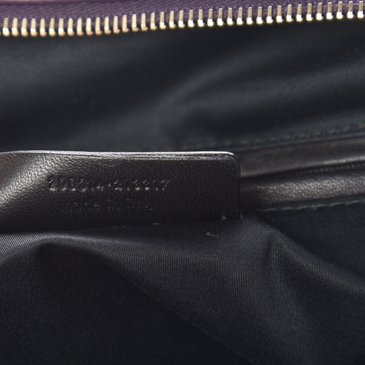 Saint Laurent Textured Patent Medium Easy Sac Purple 7 of 14