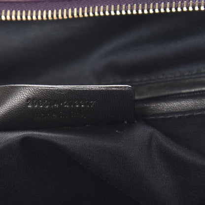 Saint Laurent Textured Patent Medium Easy Sac Purple 7 of 14