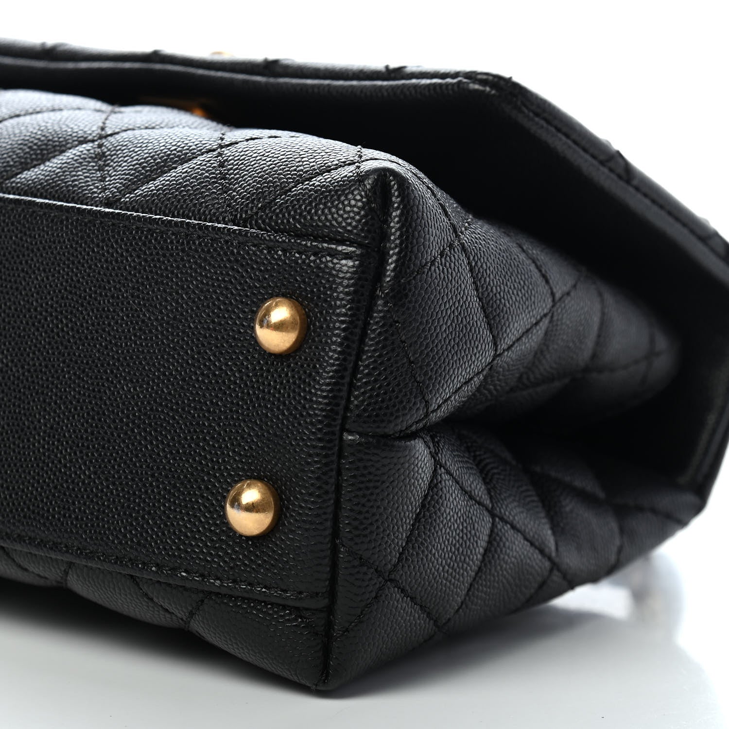 Chanel Caviar Quilted Mini Coco Handle Flap Black 9 of 9