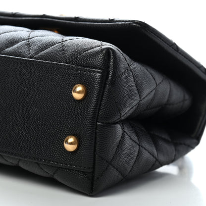 Chanel Caviar Quilted Mini Coco Handle Flap Black 9 of 9